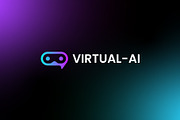 Virtual Ai Technology Logo Design, a Branding & Logo Template by brandingpro (Thumbnail 1 of 4)