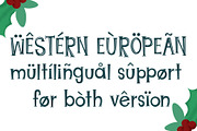 Christmas Puppies Font Pair, a Serif Font by Tu Neuwin (Thumbnail 9 of 9)
