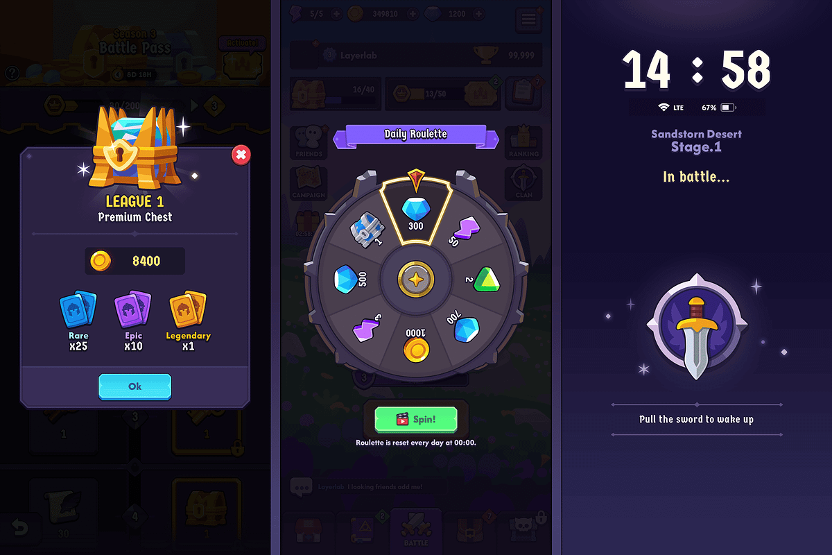 GUI Pro - Fantasy Hero, an UI Kit Template by LAYERLAB (Photo 28 of 29)