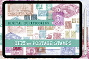 Postage stamps Procreate, a Brush Add-On by Graphics Resources (Thumbnail 1 of 4)