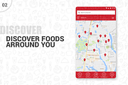 FoodHype | App UI Kit, an UI Kit Template by Saif71 - Shop (Thumbnail 4 of 11)