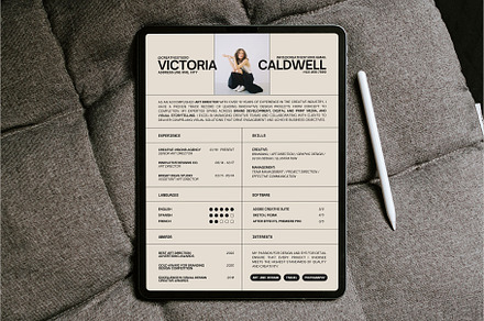 Stylish Canva Resume Template