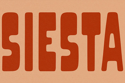 Siesta Typeface, a Handwritten Font by Bone Idle Goods