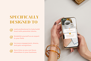 Boho Instagram Templates, Canva, a Social Media Template by Ciera Design Templates (Thumbnail 8 of 10)