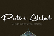 Putri Afifah, a Handwritten Font by HaKi Studio (Thumbnail 1 of 5)