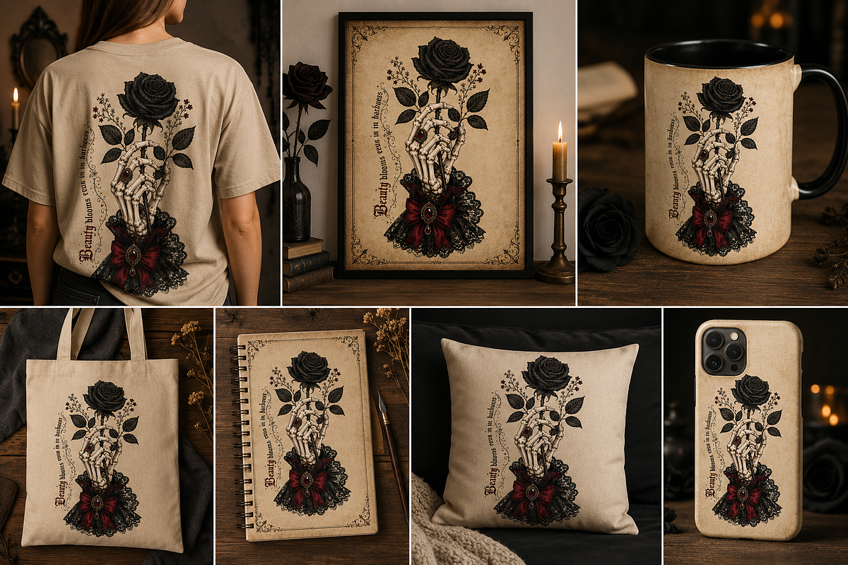 Dark Academia Halloween Png Bundle, an Object Graphic by Daisy Design (Photo 9 of 21)