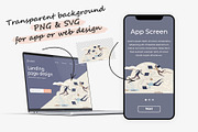 18 Remote Work Concepts, a Person Illustration by VectorMine (Thumbnail 7 of 8)