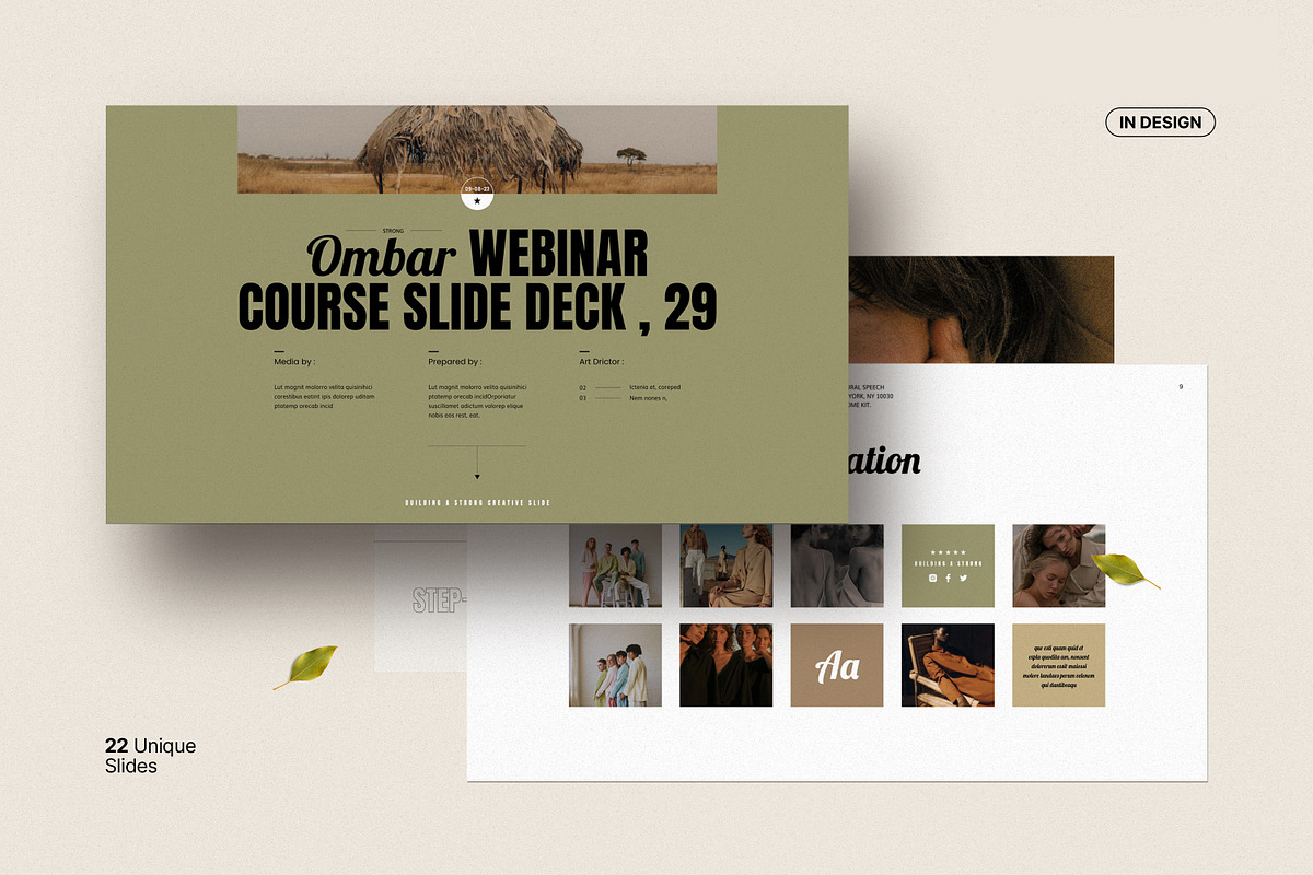 Webinar Course Slide Deck / Elegant, a Presentation Template by ...