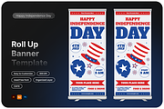 Happy Independence Day RollUp Banner, a Poster Template by Annora Studio (Thumbnail 1 of 6)