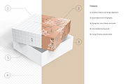 Square Box Packaging Mockups, a Cups & Container Mockup by shaikerintu (Thumbnail 2 of 12)