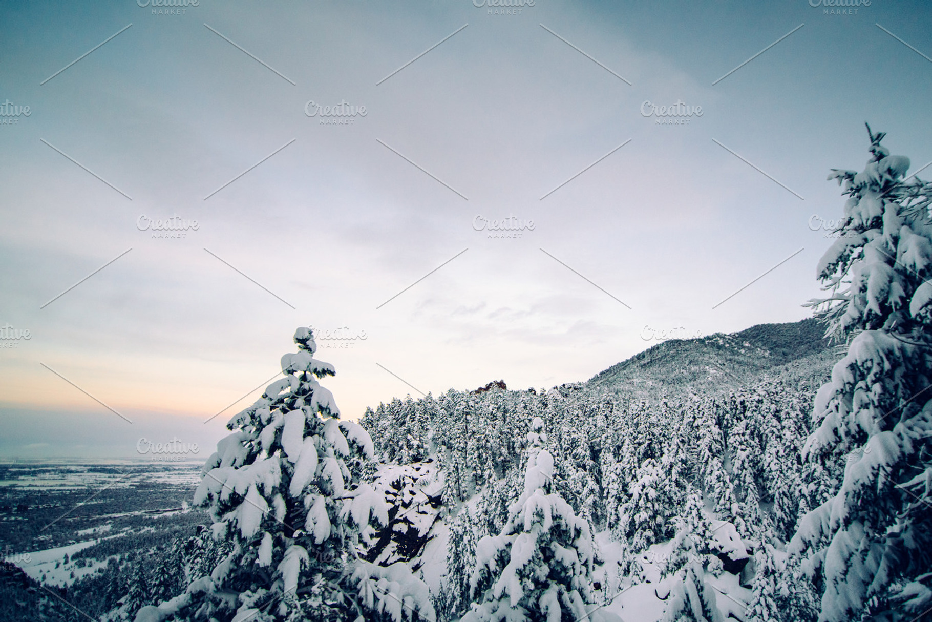 Colorful Winter Sunset, a Nature Photo by Stephanie Mikuls