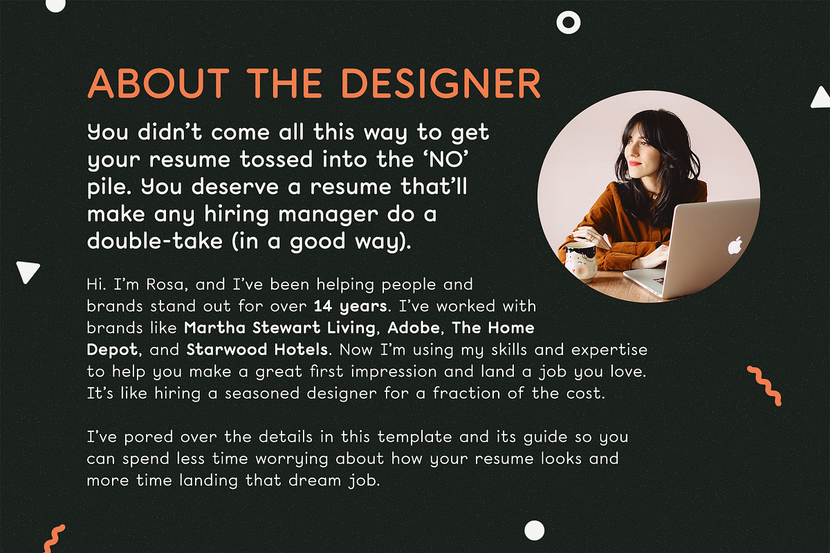 Resume Template Word Pages InDesign, a Resume Template by More Profesh (Photo 8 of 8)