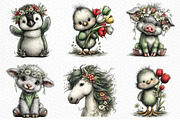 Spring Baby Animals Clipart Png, an Illustration by Craft Nest (Thumbnail 4 of 11)