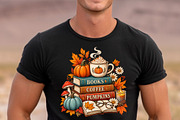 Books Coffee Pumpkins CozyAutumn PNG, an Object Graphic by Star Graphic Design (Thumbnail 3 of 12)