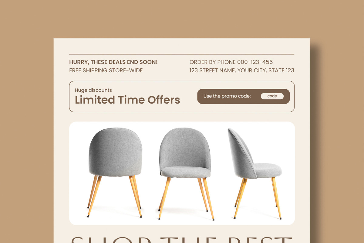 Furniture Product Catalog Template, a Brochure Template by MightyDesign (Photo 2 of 8)