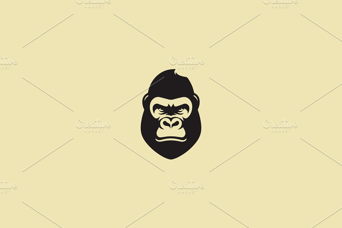 Gorilla logo collection, a Branding & Logo Template by Team_Ultra_Graphics (Photo 6 of 9)