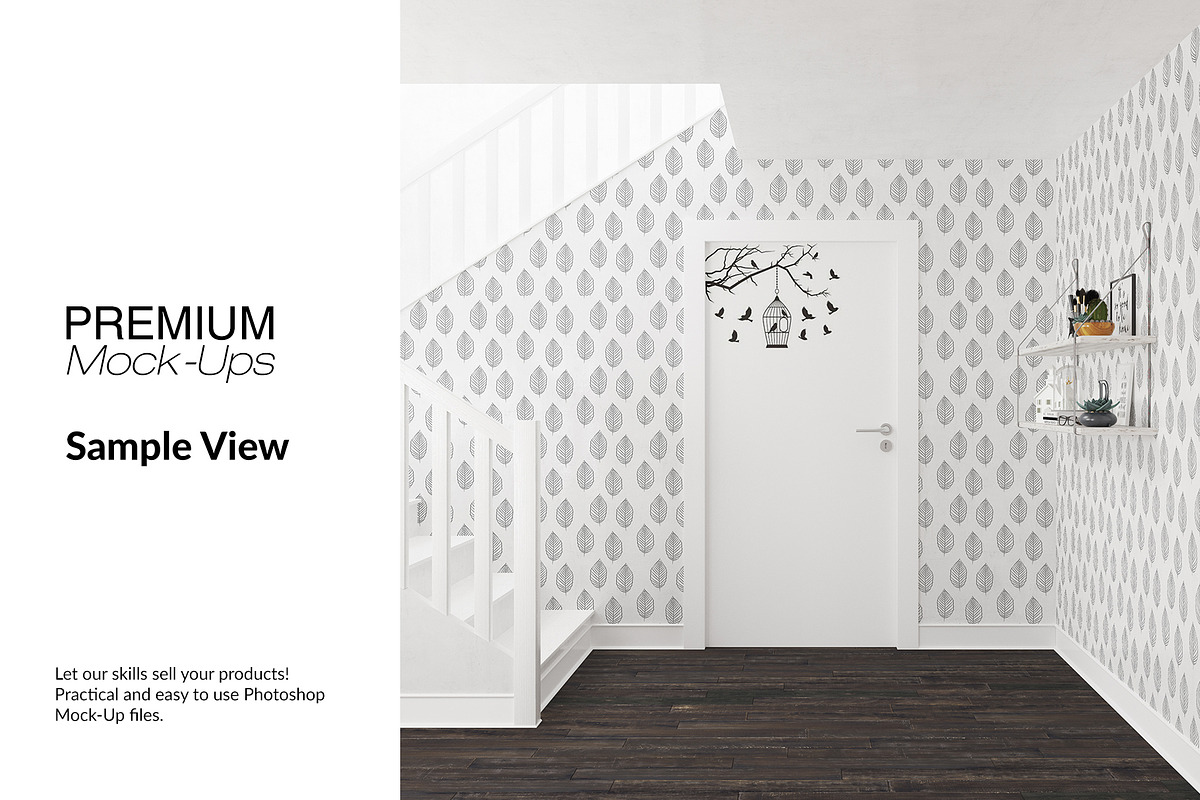 Door Murals Set, a Print Template by mock-ups (Photo 7 of 11)