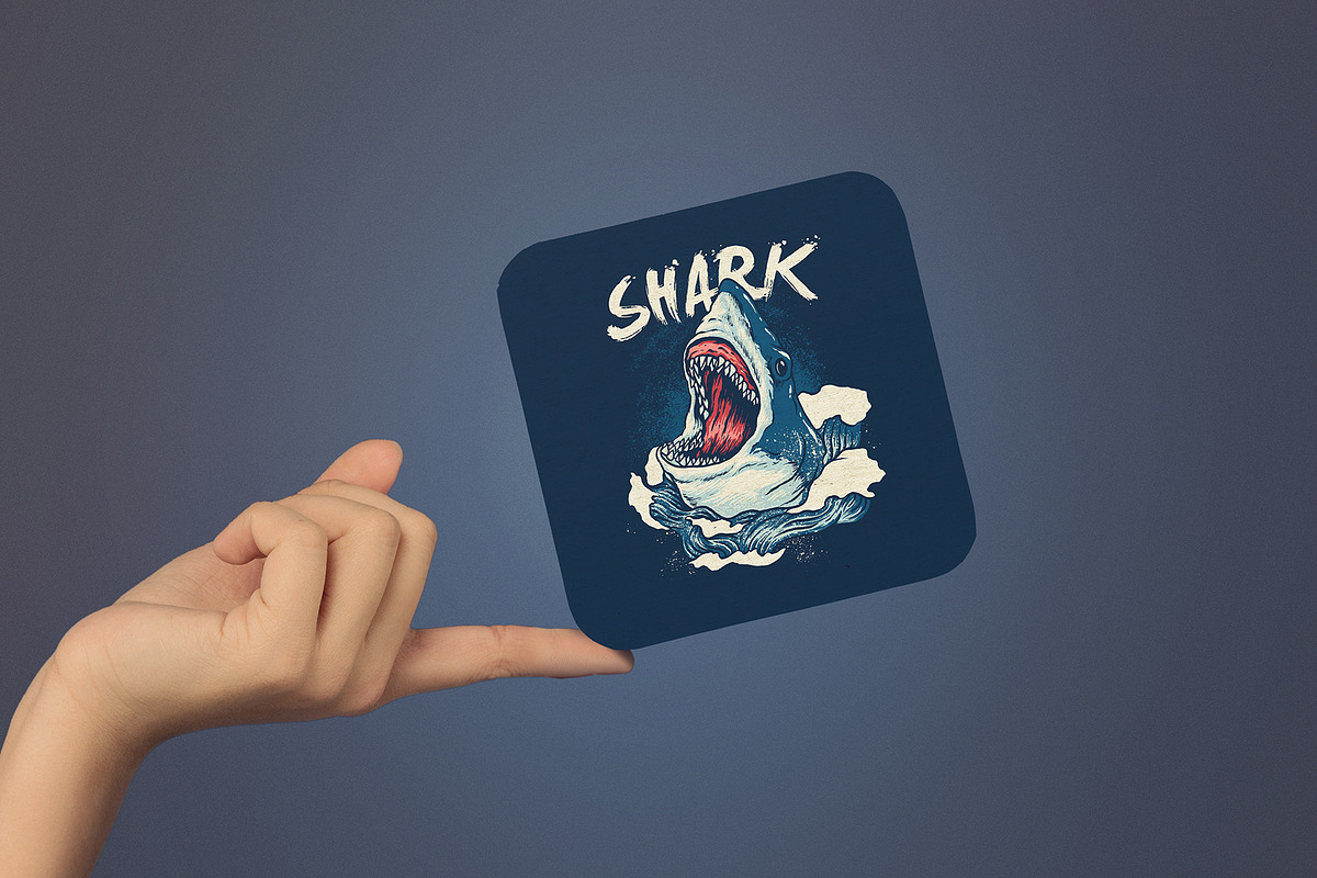 Clean Hand Balance Coaster Mockup x4, a Packaging Mockup by SmartDesigns (Photo 2 of 5)