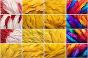 Colorful Feathers Texture Background, a Texture Graphic by Forhadx5 (Thumbnail 4 of 8)