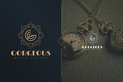 Art Deco A-Z Logo Templates, a Branding & Logo Template by VP Fonts (Thumbnail 8 of 29)