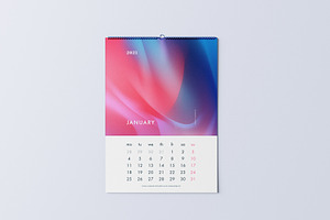 5 Calendar Mockup PSD File