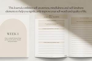 Self Worth Booster Journal Canva