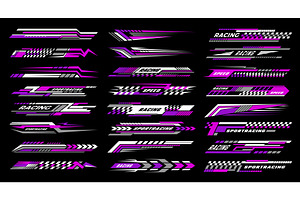 Sport stripes. Design template of, a Transportation Illustration by Onyx