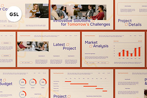 Product Launch Project Google Slide, a Presentation Template by graphicook