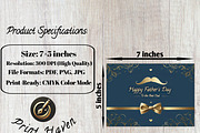 Father's Day Greeting Card 7x5, a Card Template by Print Haven (Thumbnail 3 of 4)