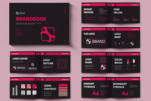 Brandbook Layout, a Brochure Template by ContestDesign