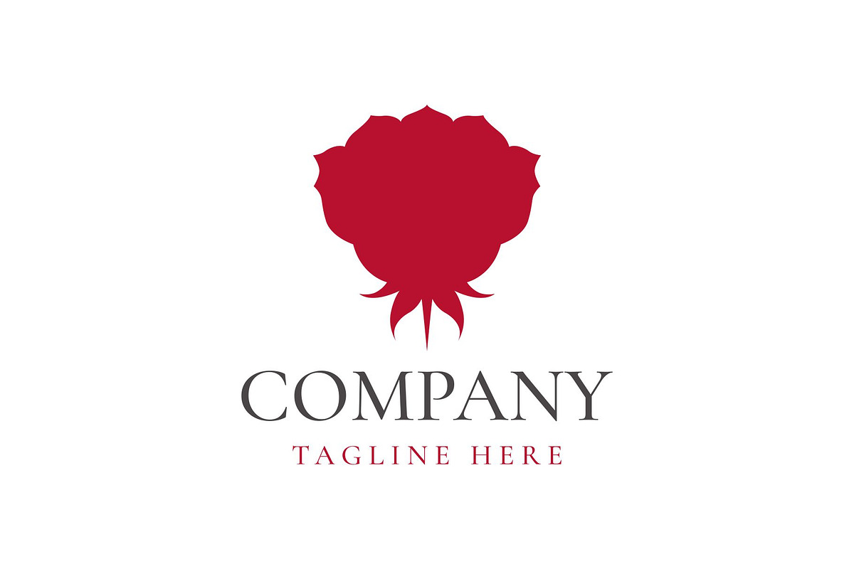 Rose Flower Florist Bouquet Logo, a Branding & Logo Template by Buqancreative