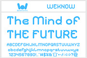 Future Mind font, a Font by weknow (Thumbnail 5 of 8)