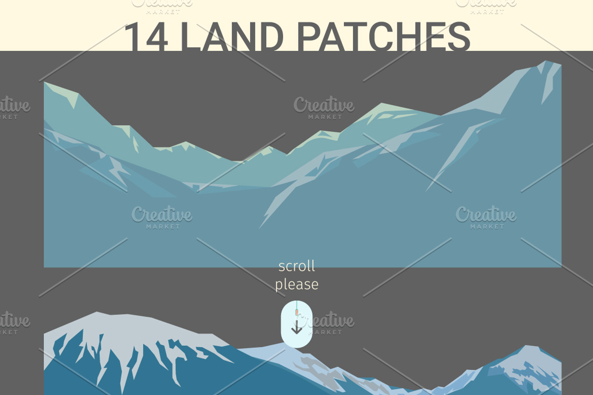 Creative landscape construction kit, an Object Illustration by Digithings (Photo 8 of 10)