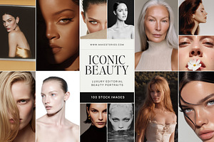 Iconic Beauty Portrait Diverse Women
