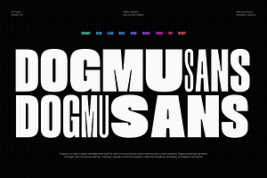 TBJ Dogmu Bold Power Sans Serif