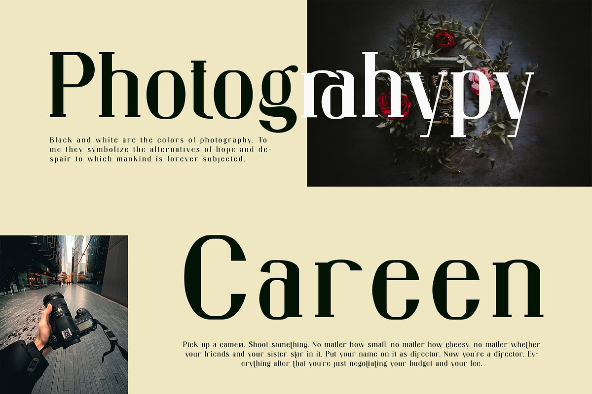 Bragita Ligature Serif Typeface, a Serif Font by Humaira_std (Photo 5 of 9)