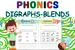 Digraphs And Blends Activities