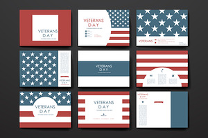 Veterans Day. Banner Templates