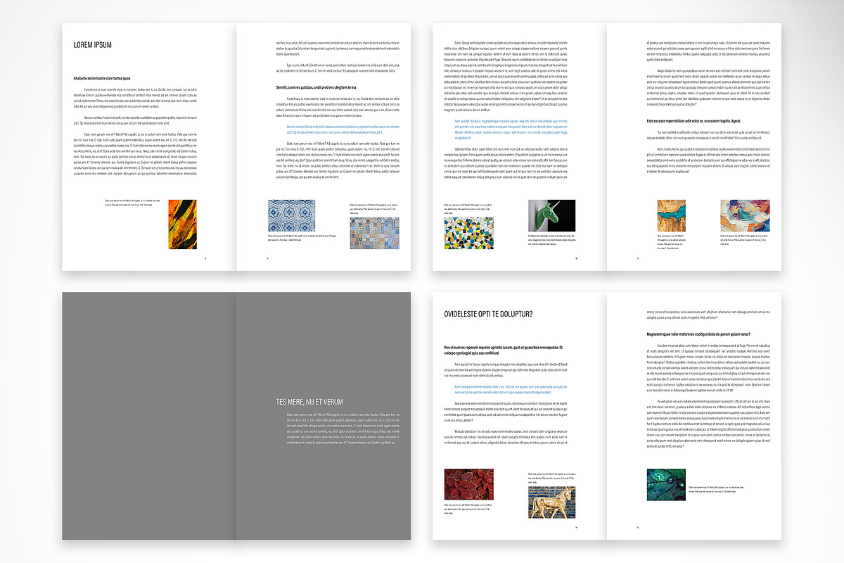 Modern Report or Thesis Template preview 3