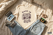 Made In 90s PNG, Retro Boombox, an Illustration by SharpMarketplace (Thumbnail 3 of 4)