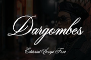 Dargombes – Editorial Script Font, a Script Font by Sealoung (Thumbnail 1 of 9)