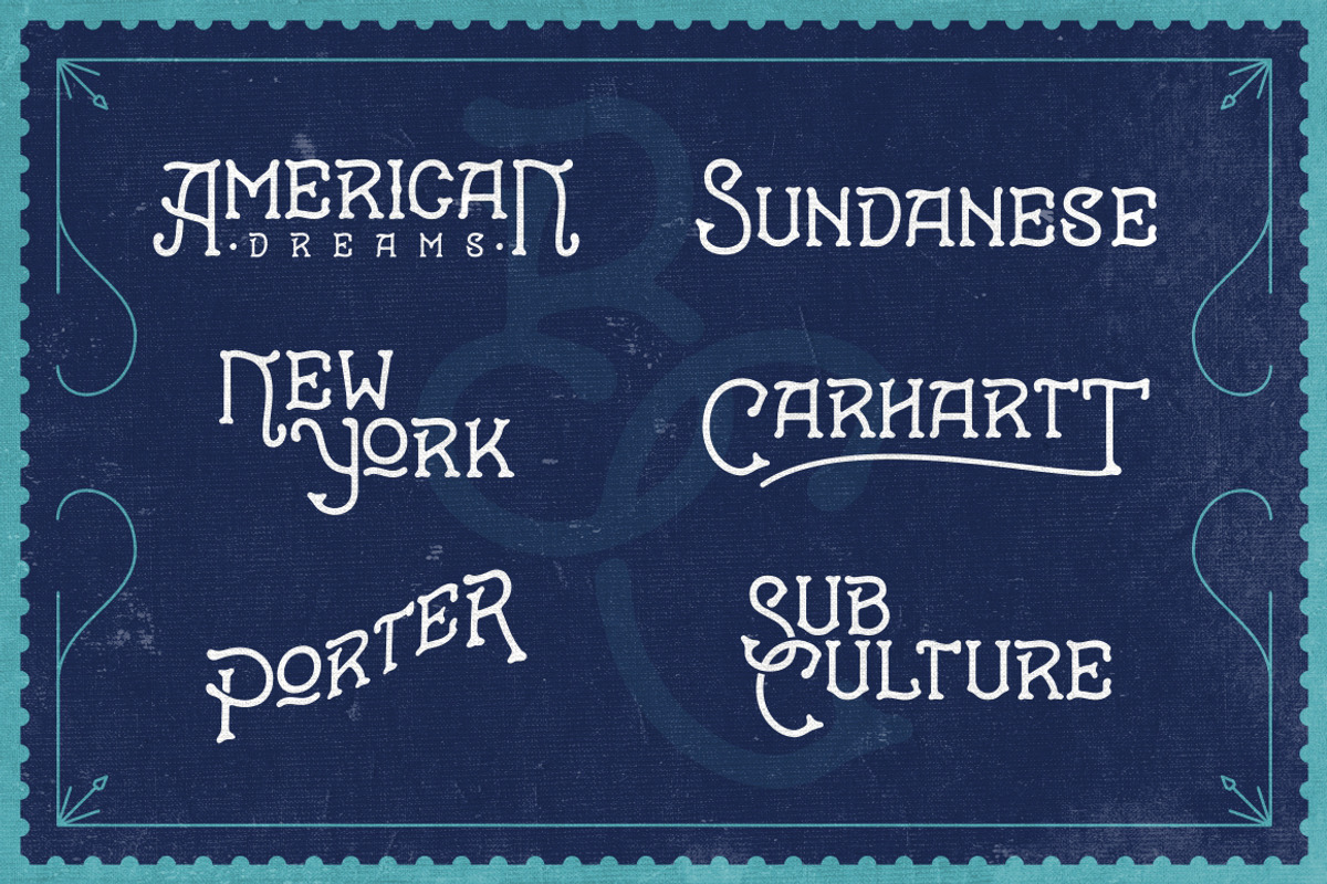 Braschel Club Typeface preview 2