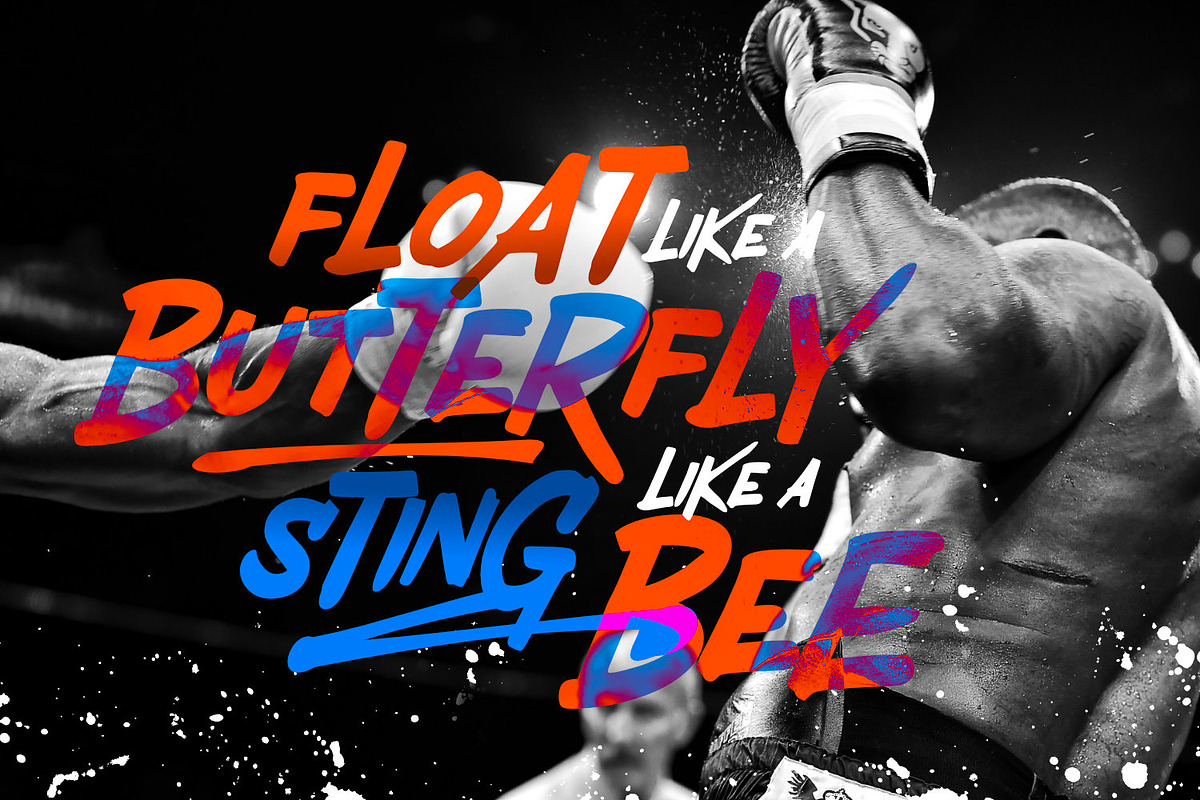 Bare Knuckles - Rawtype, a Script Font by ikiiko (Photo 2 of 7)
