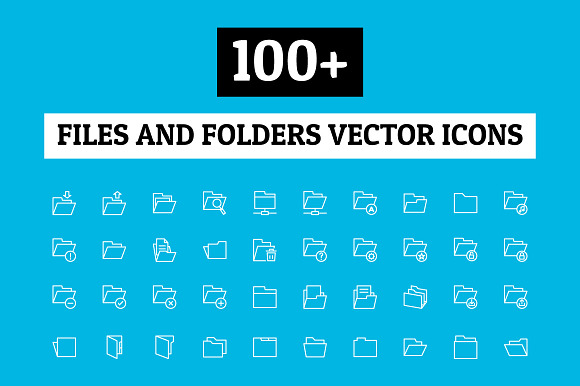 100 Files And Folders Icon