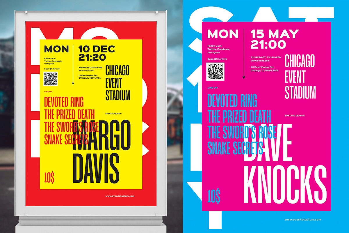 Artist Event Poster, a Flyer Template by Danil Polshin (Photo 1 of 9)