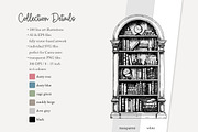 100 line art Victorian Era clip art, an Object Illustration by Poppy Lane Studio (Thumbnail 11 of 13)