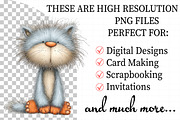 Whimsical Christmas Cat Clipart, an Illustration by Daily.Designs (Thumbnail 2 of 5)