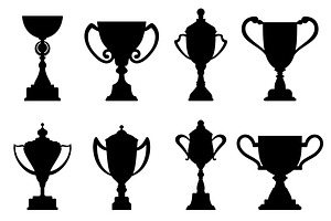 Sport trophies and awards, a Graphic by Vector Tradition