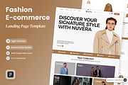 Archiq - Fashion E-Commerce, a Landing Page Template by SLAB! Design (Thumbnail 1 of 4)