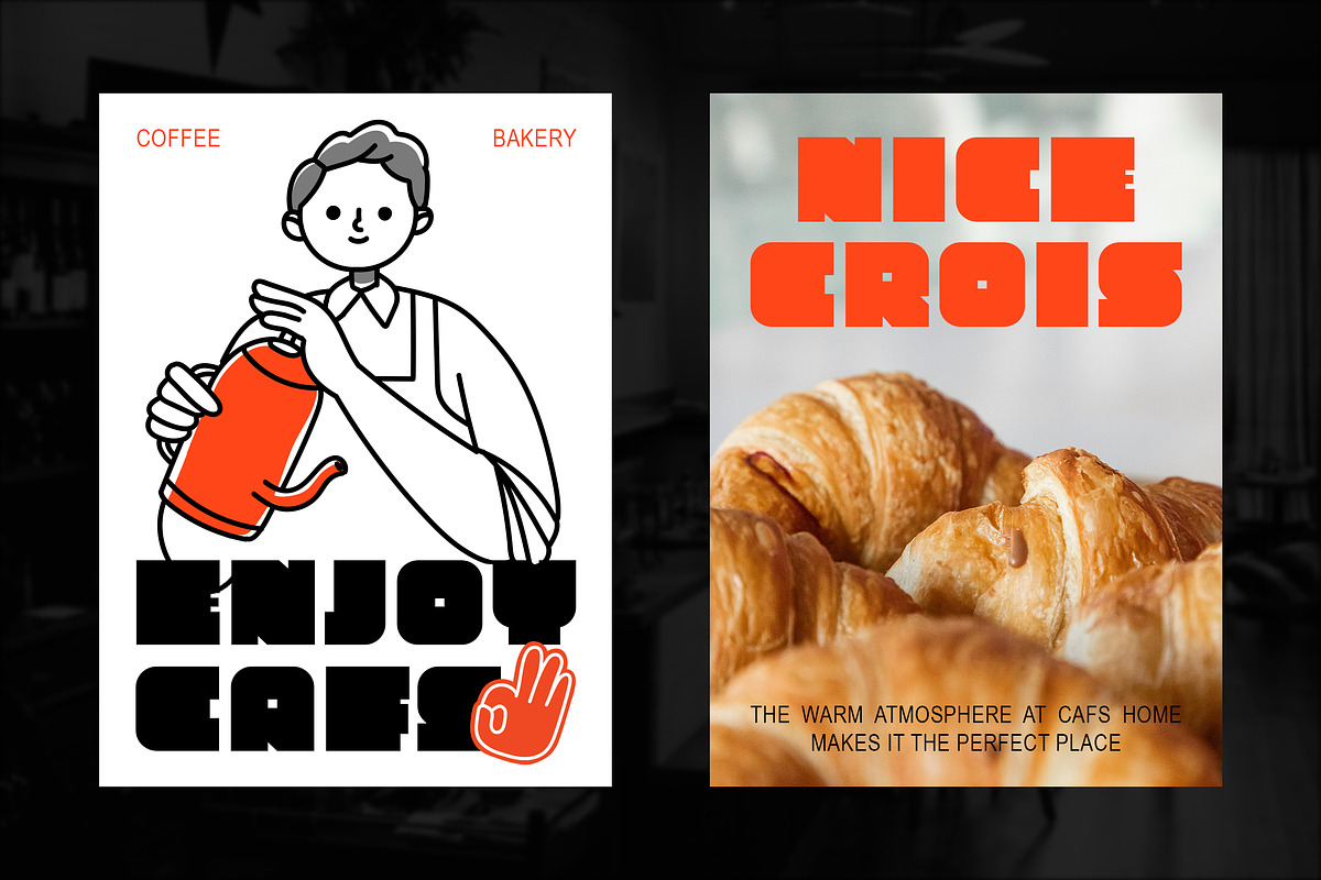 Bake & Brew - Modern Bold Chunky, a Sans Serif Font by Typia Nesia (Photo 13 of 14)